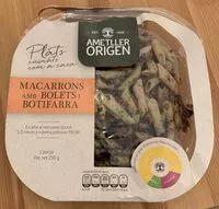 Mängden socker i Macarrons amb bolets i botifarra