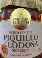 Mängden socker i Pebrots del Piquillo de Lodosa
