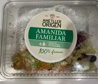 Mängden socker i Amanida familiar