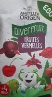 Mängden socker i Diverfruit fruites vermelles