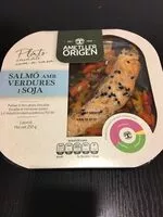 Mängden socker i Salmó amb verdures i soja