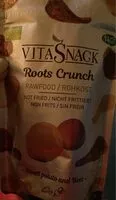 Mängden socker i Vita snack roots crunch