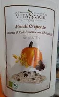 Mängden socker i Muesli crujiente avena y calabaza con chocolate