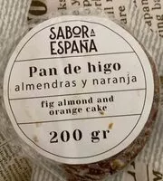 Mängden socker i Pan de higo con almendras y naranja