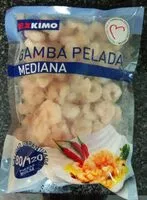 Mängden socker i Gamba pelada mediana