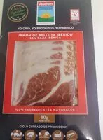 Mängden socker i Jamón de bellota ibérico 50% raza iberica