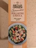 Mängden socker i Ensalada pollo y piña
