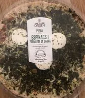 Mängden socker i Pizza de espinacas y queso cabra