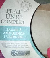 Mängden socker i Bacalao con quinoa y verduras