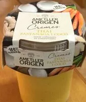 Mängden socker i Crema Thai zanahoria y coco