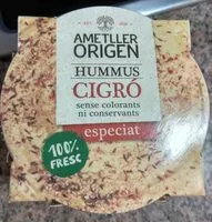 Mängden socker i Hummus Cigró especiat