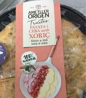 Mängden socker i Patata ceba amb  xoriç