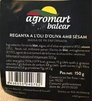 Mängden socker i Reganya a l'oli d'oliva amb sèsam