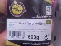 Mängden socker i Manzana Royal Gala Ecológica