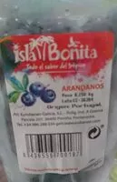 Mängden socker i Arándanos