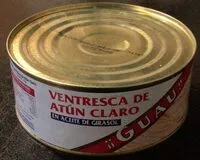 Mängden socker i Ventresca de atún claro