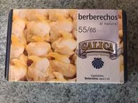 Mängden socker i Berberechos al natural