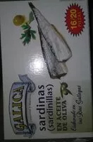 Mängden socker i Sardinas (sardinillas) en aceite de oliva