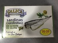 Mängden socker i Sardinas (en aceite de oliva