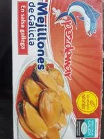 Mängden socker i Mejillones de Galicia