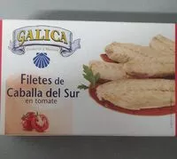 Mängden socker i Filete de caballa del sur en tomate