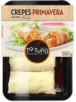 Mängden socker i Crepes primavera