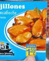 Mängden socker i Mejillones en escabeche