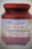 Mängden socker i Tomate frito con trozos estilo casero