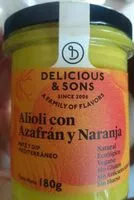 Mängden socker i Alioli con azafrán y naranja