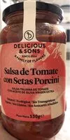 Mängden socker i Salsa de tomate con setas porcini