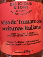 Mängden socker i Salda de tomate con aceitunas italianas