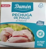 Mängden socker i Pechuga de pollo al natural