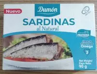 Mängden socker i Sardinas al natural