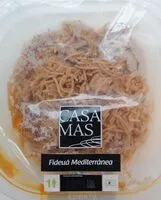 Mängden socker i Fideua Mediterránea