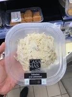 Mängden socker i Tallarines a la carbonara