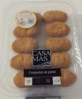 Mängden socker i Croquetas de pollo