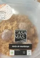 Mängden socker i Arroz de montaña ración