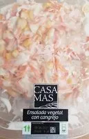 Mängden socker i Ensalada vegetal con cangrejo