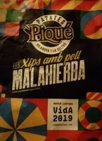 Mängden socker i Les Xips amb peu Malahiebra