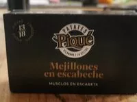 Mängden socker i Mejillones en escabeche