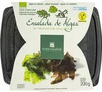 Mängden socker i Ensalada de algas de producción ecológica tarrina