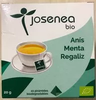 Mängden socker i Infusión de anís, menta y regaliz