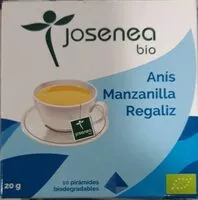 Mängden socker i Infusión de anís, manzanilla y regaliz