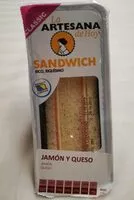Mängden socker i Sándwich Jamón y Queso