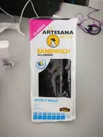 Mängden socker i Sándwich atún y millo