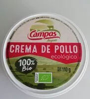 Mängden socker i Crema de pollo ecológico