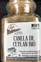 Mängden socker i Canela Ceylan Bio Molida