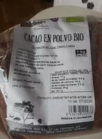 Mängden socker i Cacao en polvo bio