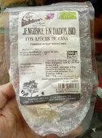 Mängden socker i Jengibre en dados bio con azúcar de caña