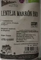 Mängden socker i Lenteja marrón bio